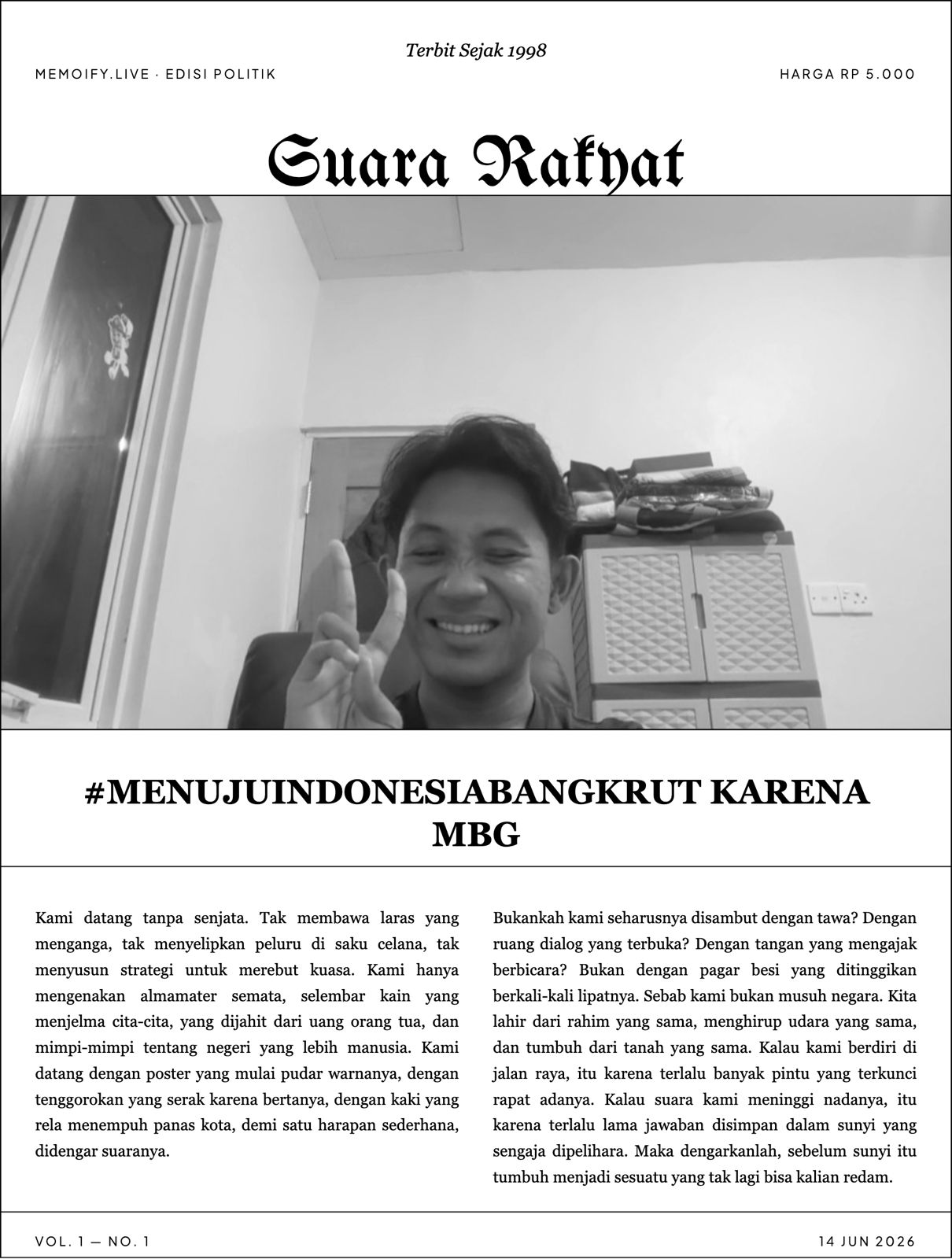 Suara Rakyat — political edition